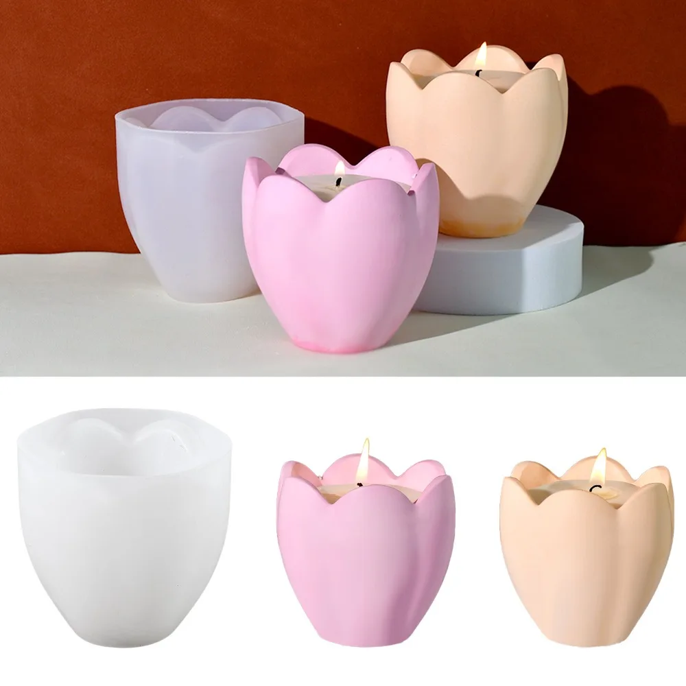Candle Quotes - Świecznik tulipanowy formy silikonowe kwiat żywica