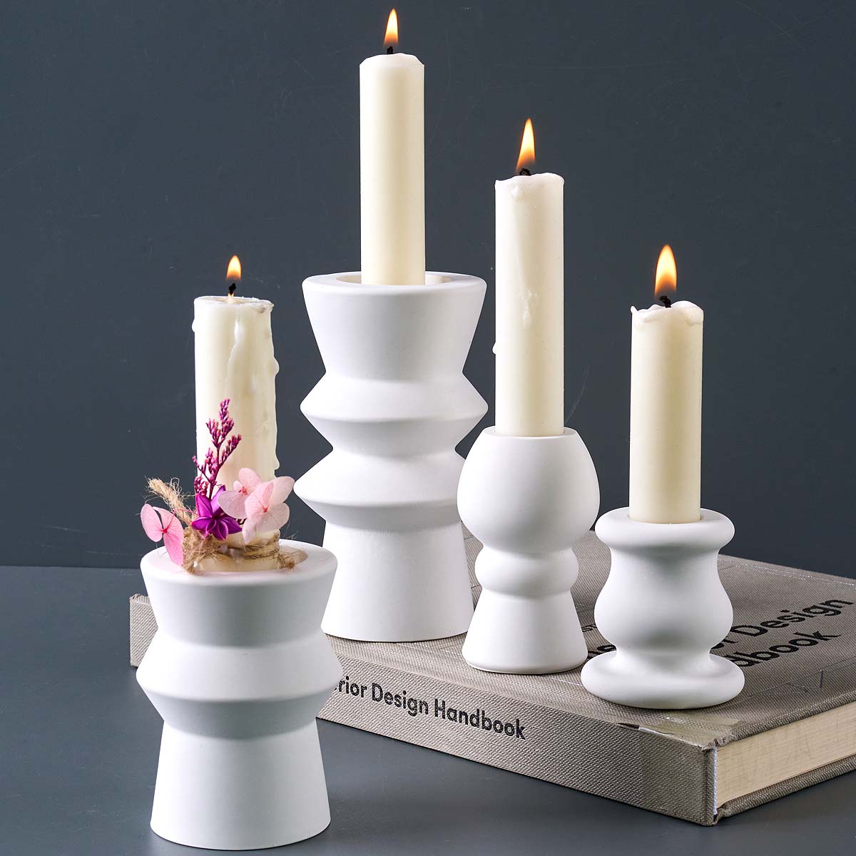Candle Quotes - Forma silikonowa na świecznik w stylu