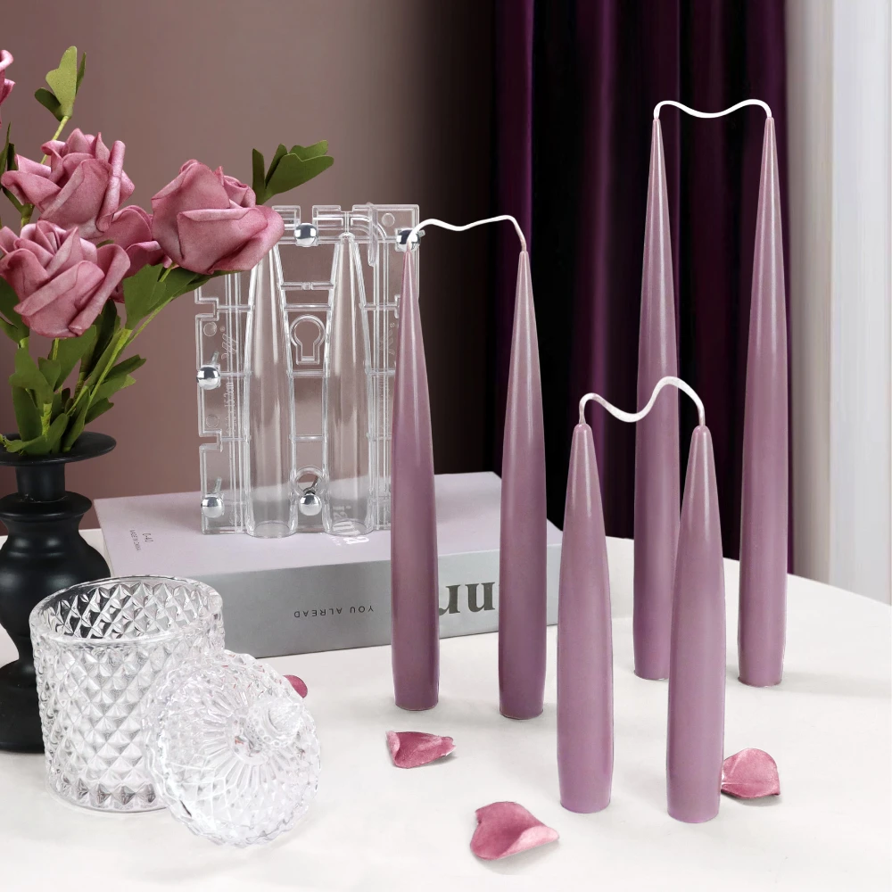 Candle Quotes - Dwupunktowa świeca kolumnowa Forma akrylowa Podłącz