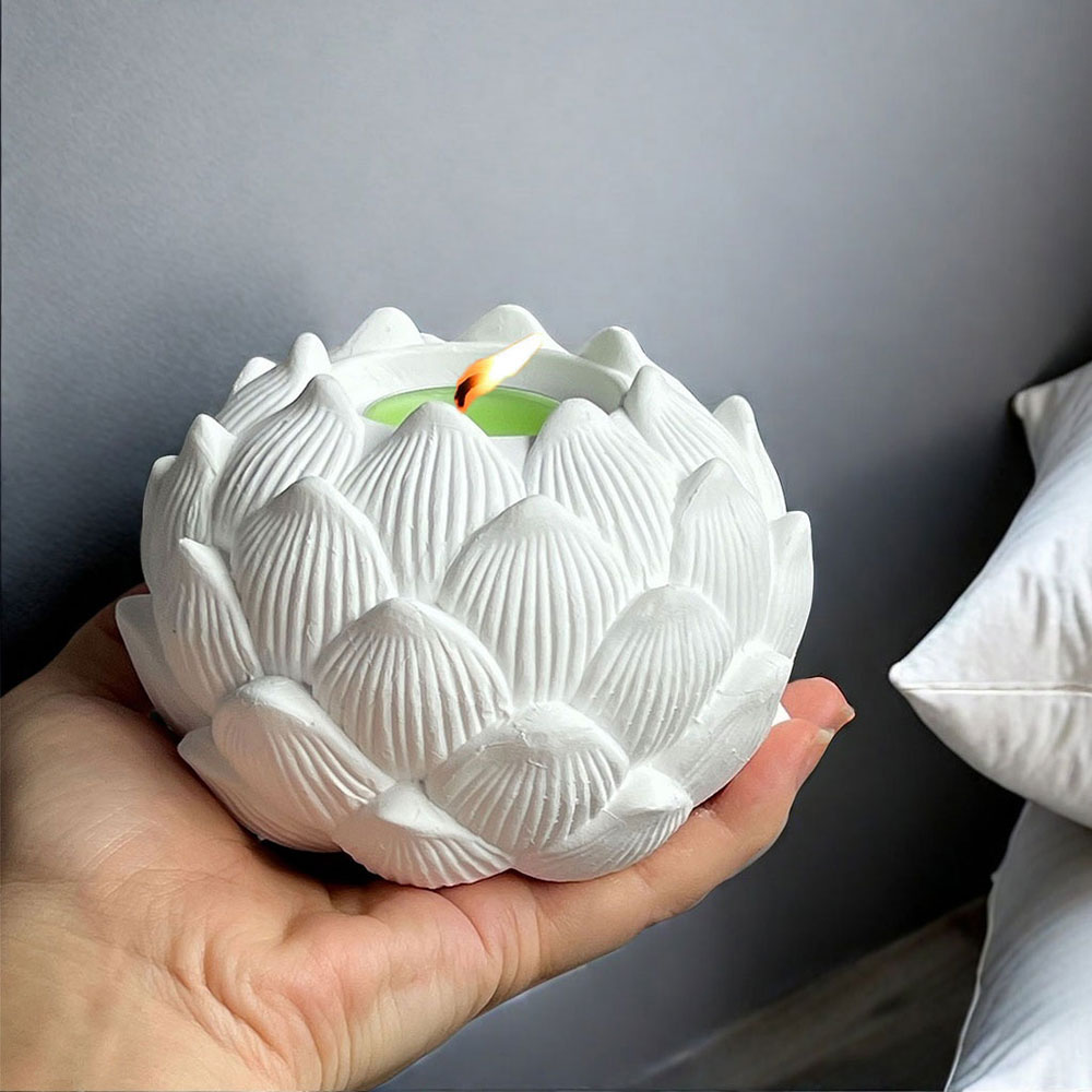 Candle Quotes - Lotus świecznik silikonowe formy DIY świeca