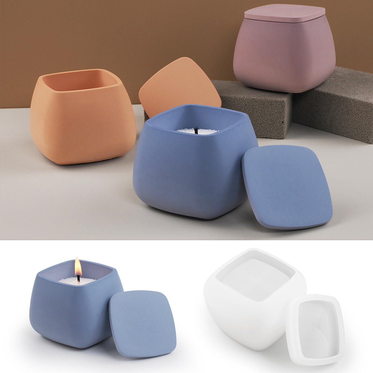 Kwadratowy słoik na świecę Sil – Candle Supplies Jars recenzja i cena